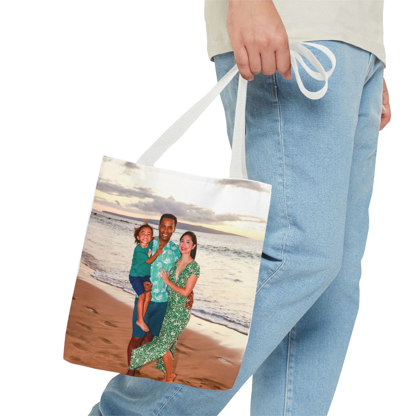 Your Style! Custom Photo, Song, and QR Code Canvas Tote Bag