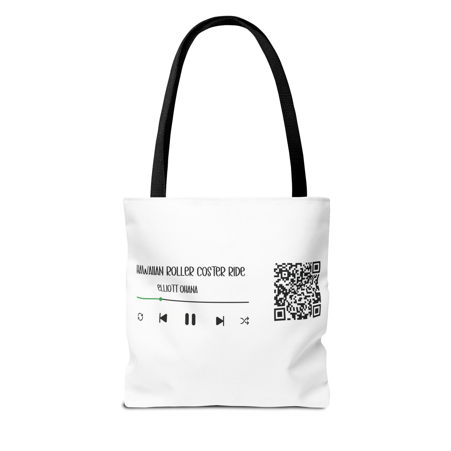 Your Style! Custom Photo, Song, and QR Code Canvas Tote Bag