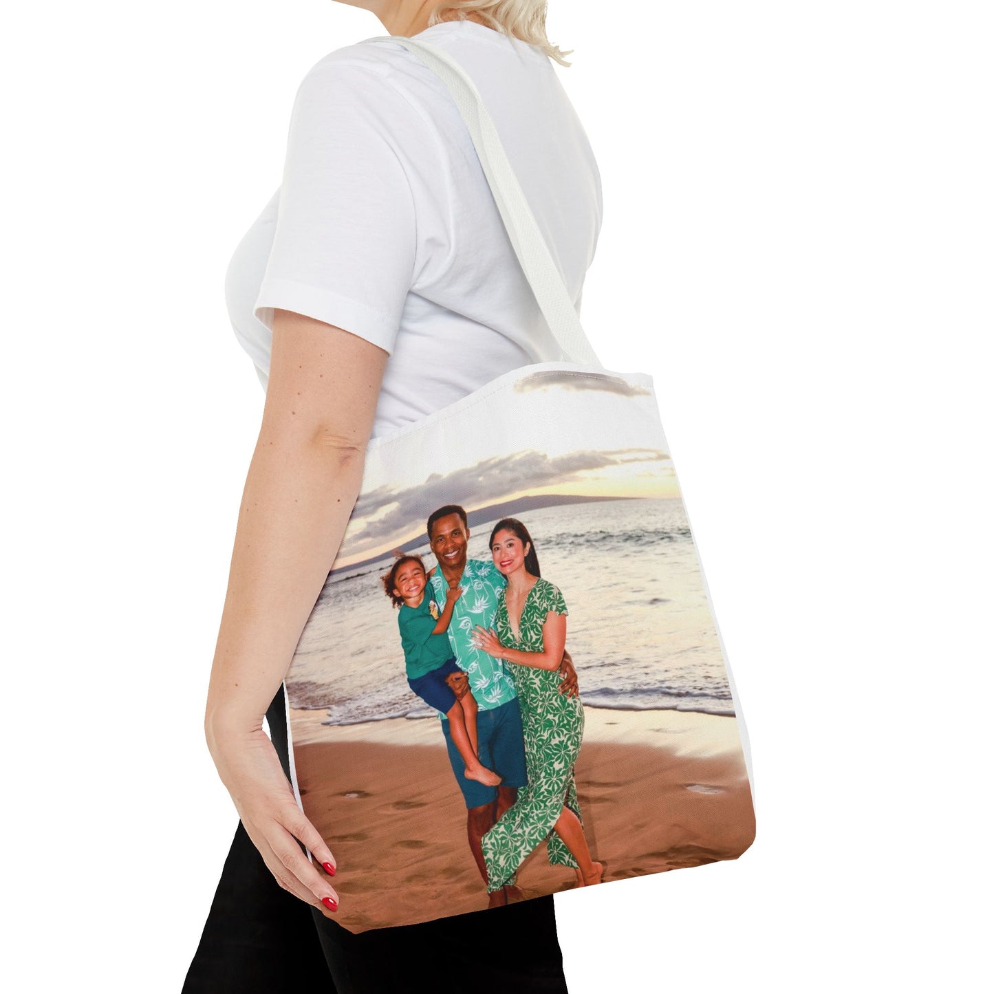 Your Style! Custom Photo, Song, and QR Code Canvas Tote Bag