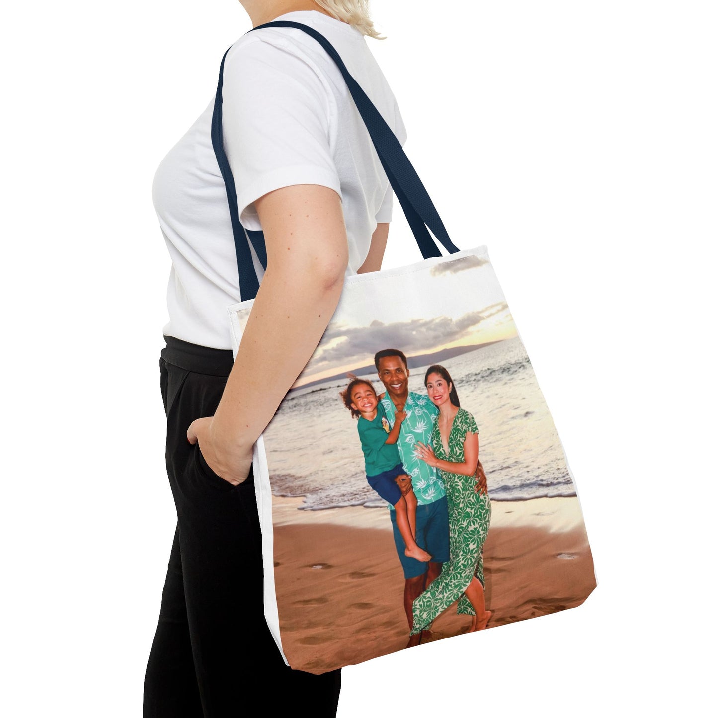 Your Style! Custom Photo, Song, and QR Code Canvas Tote Bag