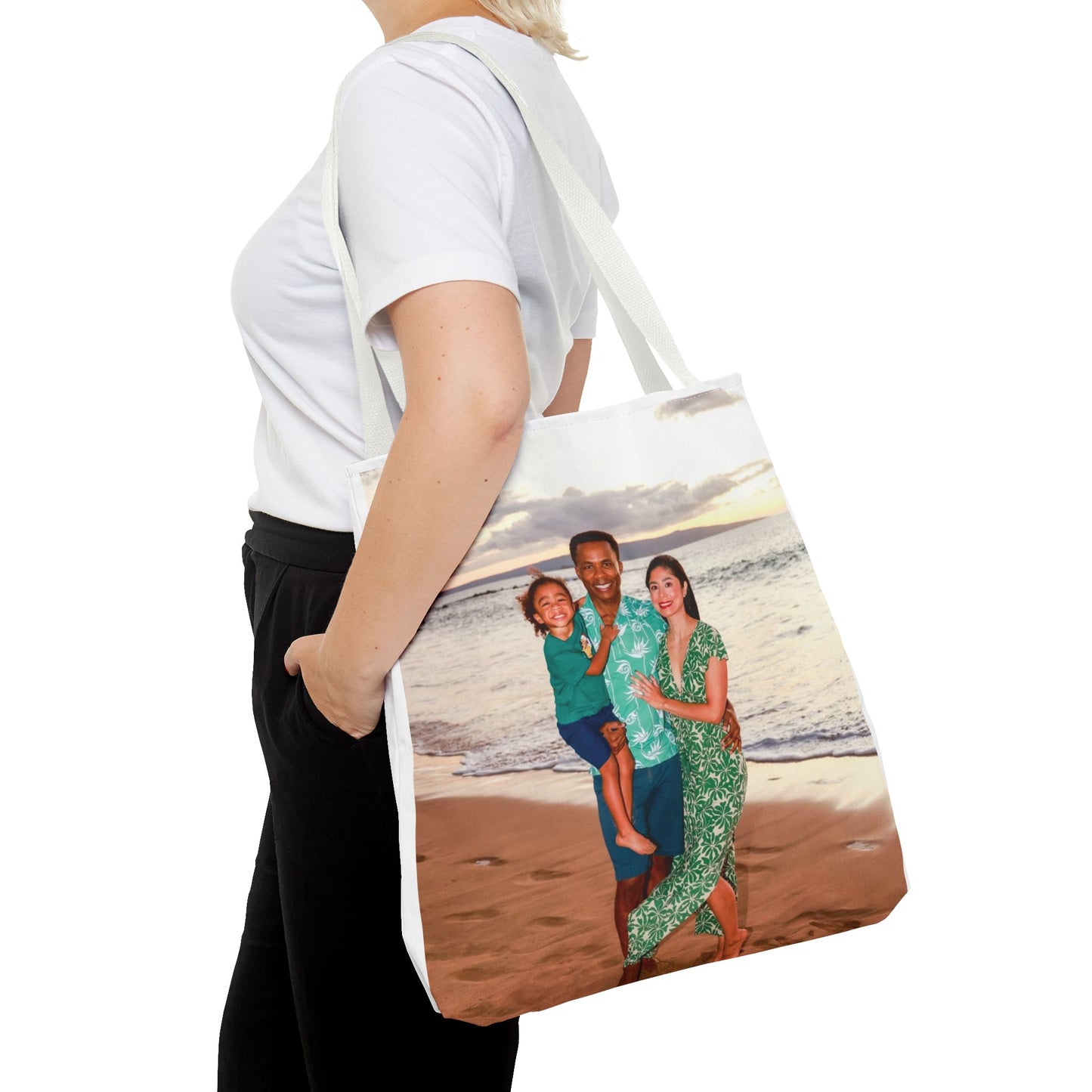 Your Style! Custom Photo, Song, and QR Code Canvas Tote Bag