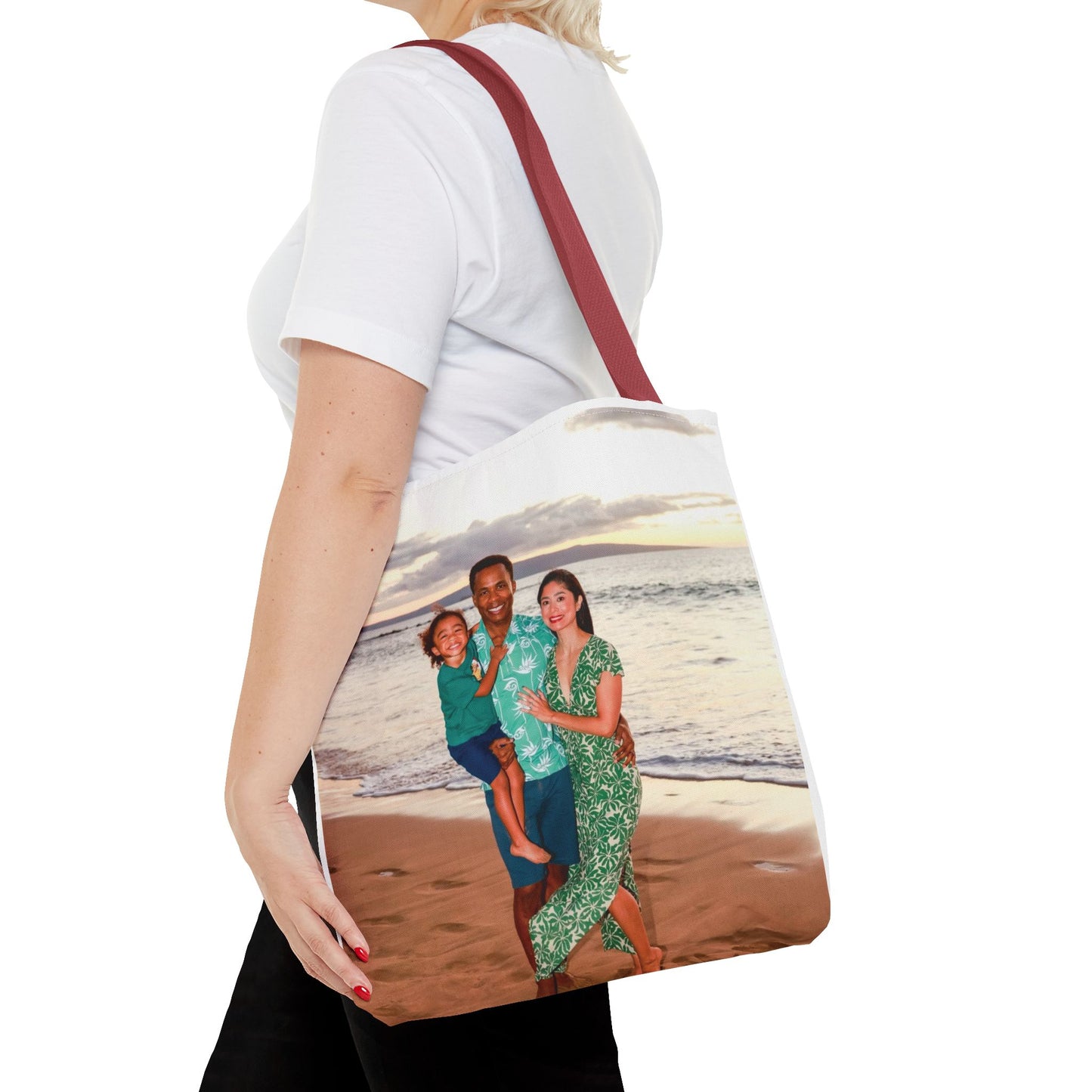Your Style! Custom Photo, Song, and QR Code Canvas Tote Bag
