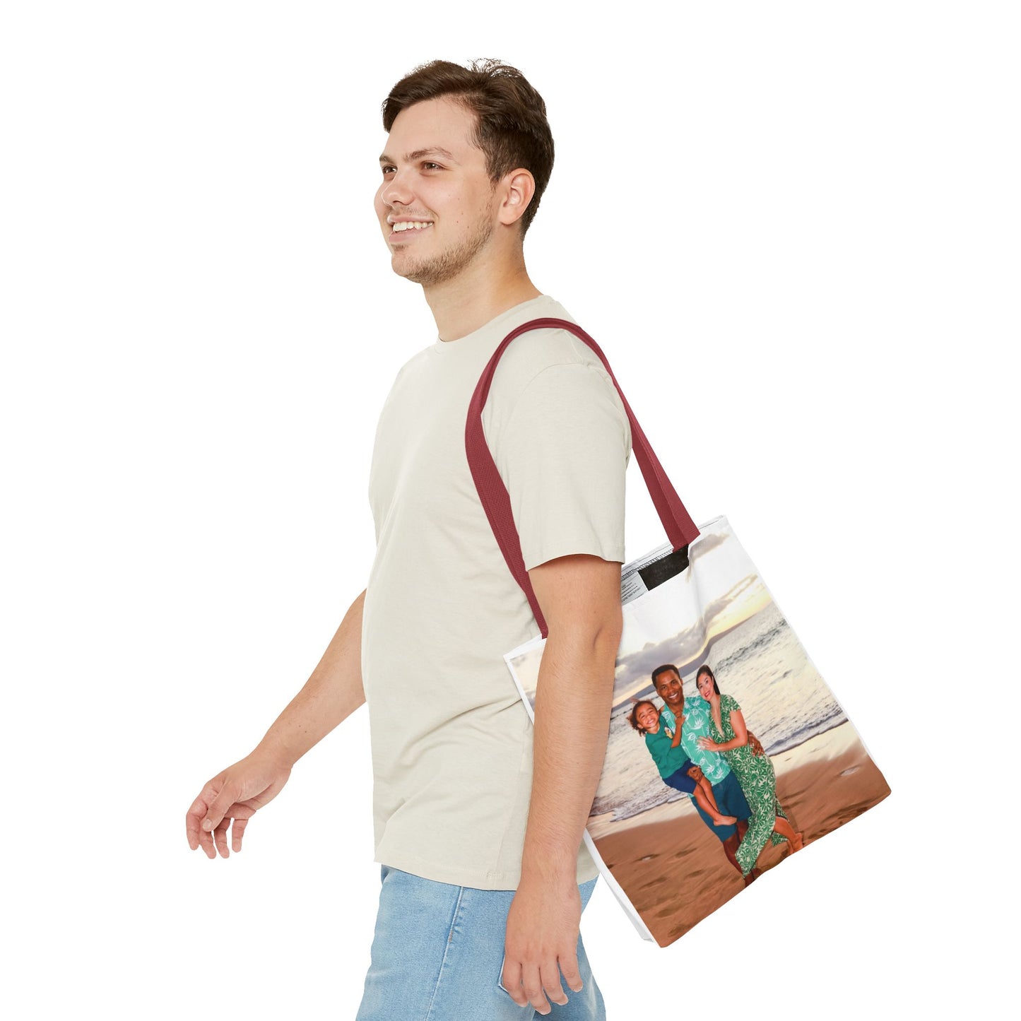 Your Style! Custom Photo, Song, and QR Code Canvas Tote Bag