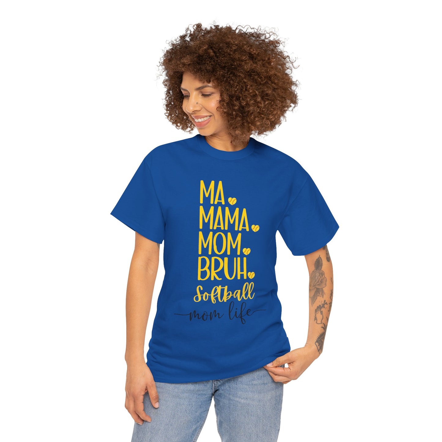 Royal Blue Shirt w/ Gold Writing
