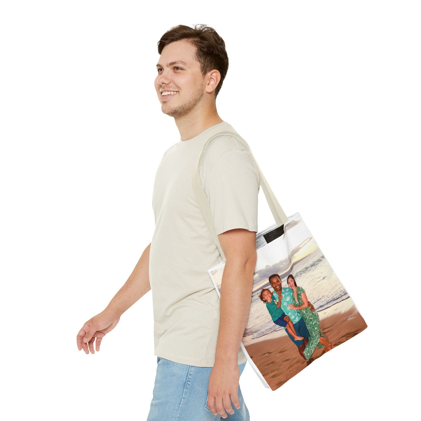 Your Style! Custom Photo, Song, and QR Code Canvas Tote Bag