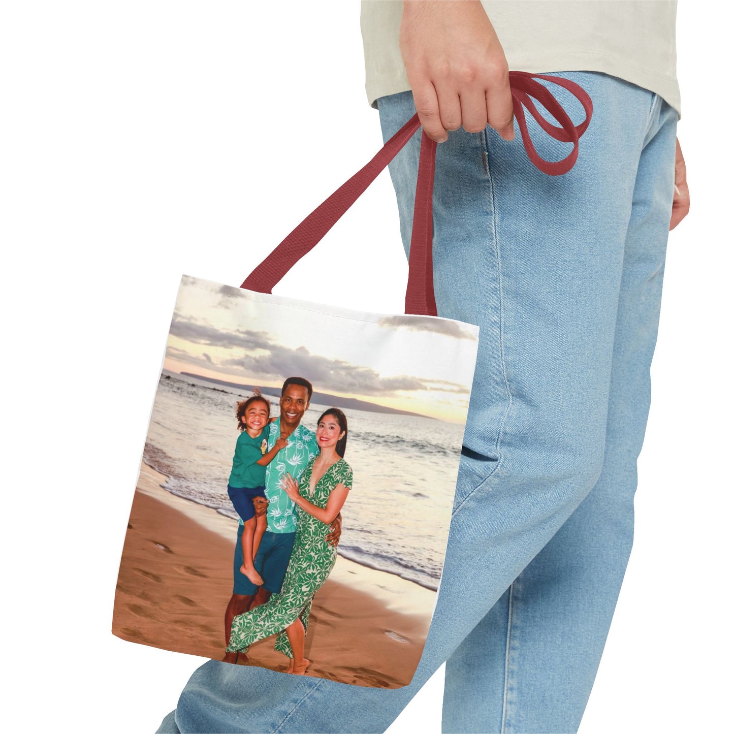 Your Style! Custom Photo, Song, and QR Code Canvas Tote Bag
