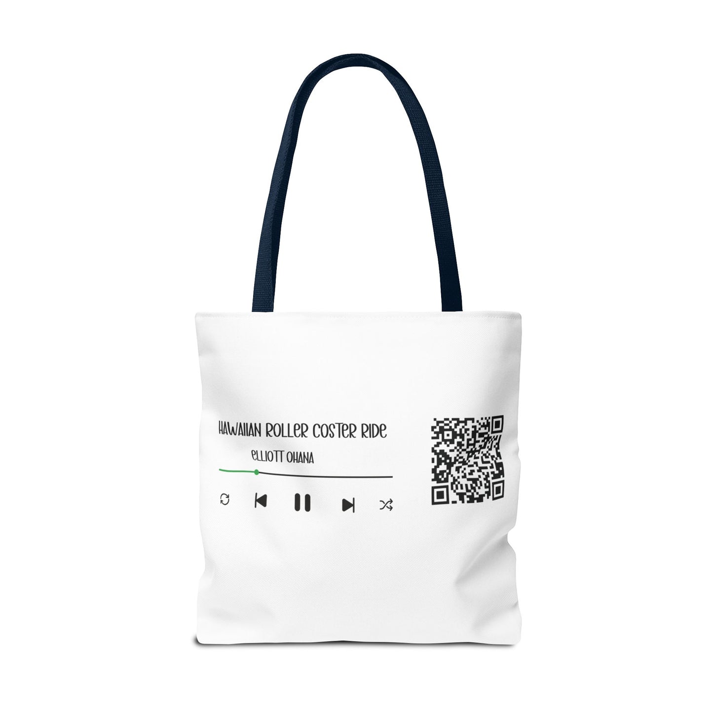 Your Style! Custom Photo, Song, and QR Code Canvas Tote Bag