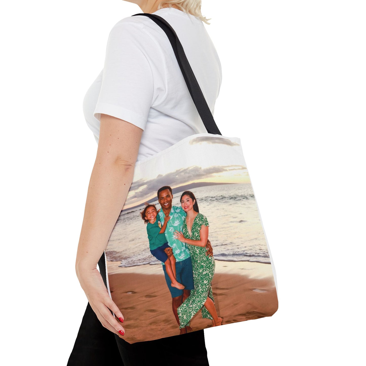 Your Style! Custom Photo, Song, and QR Code Canvas Tote Bag