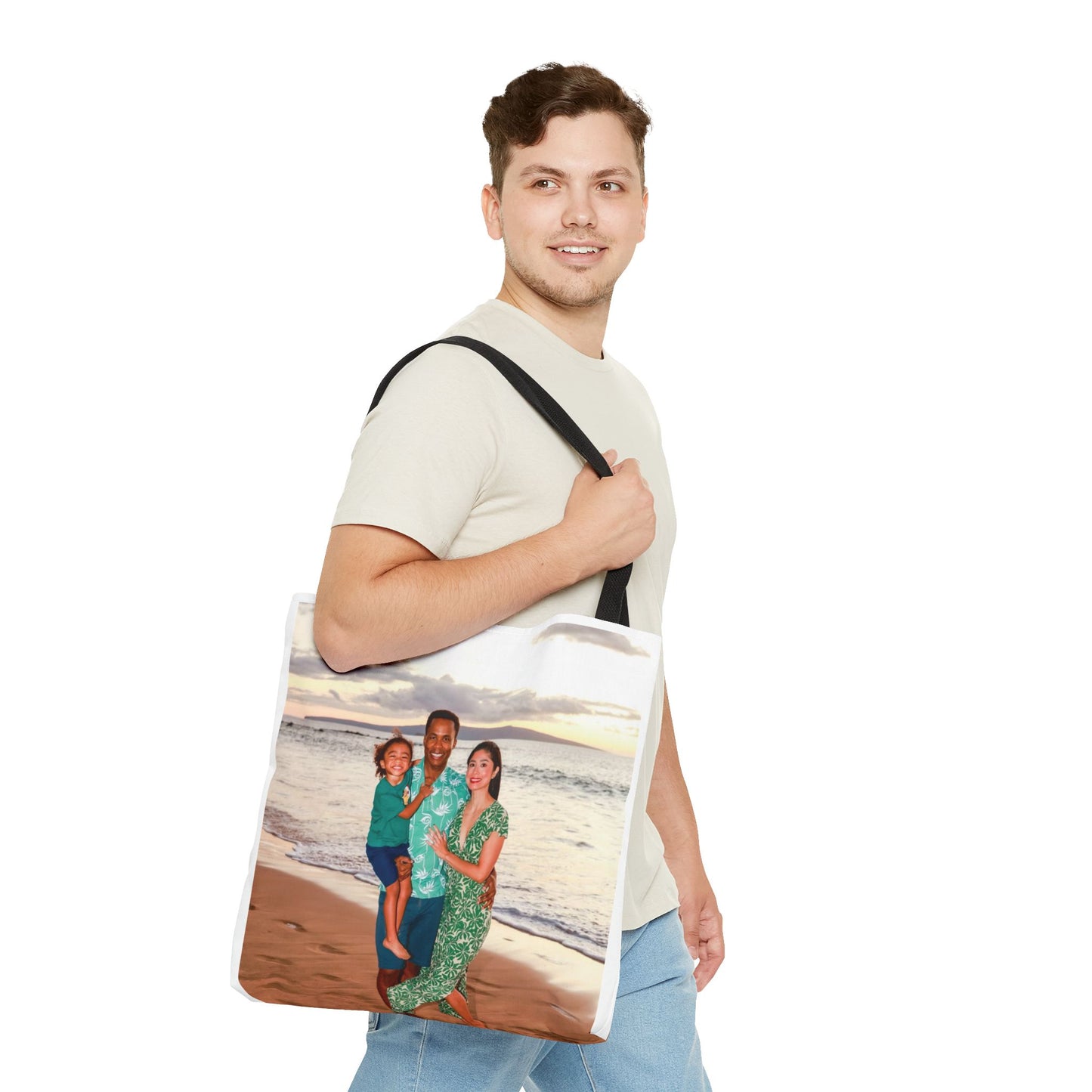 Your Style! Custom Photo, Song, and QR Code Canvas Tote Bag