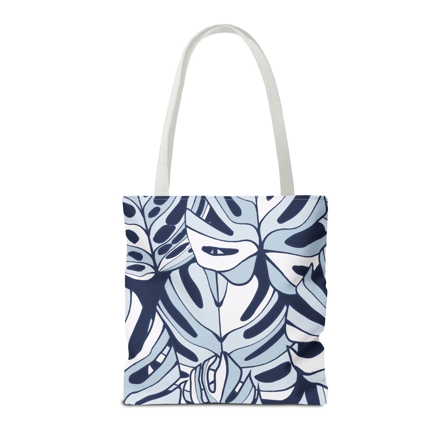 Customizable Monstera Leaf Canvas Tote Bag