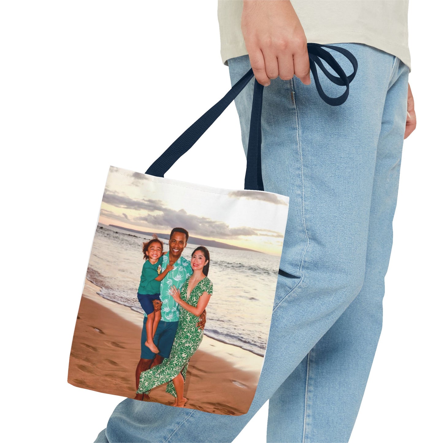 Your Style! Custom Photo, Song, and QR Code Canvas Tote Bag