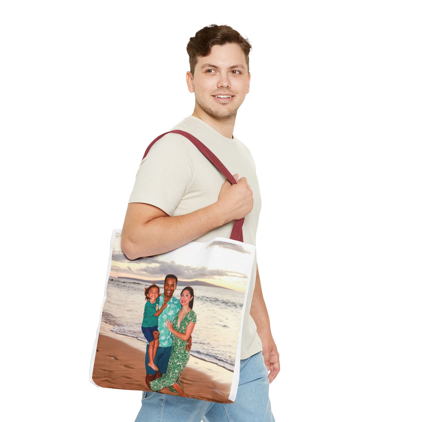 Your Style! Custom Photo, Song, and QR Code Canvas Tote Bag