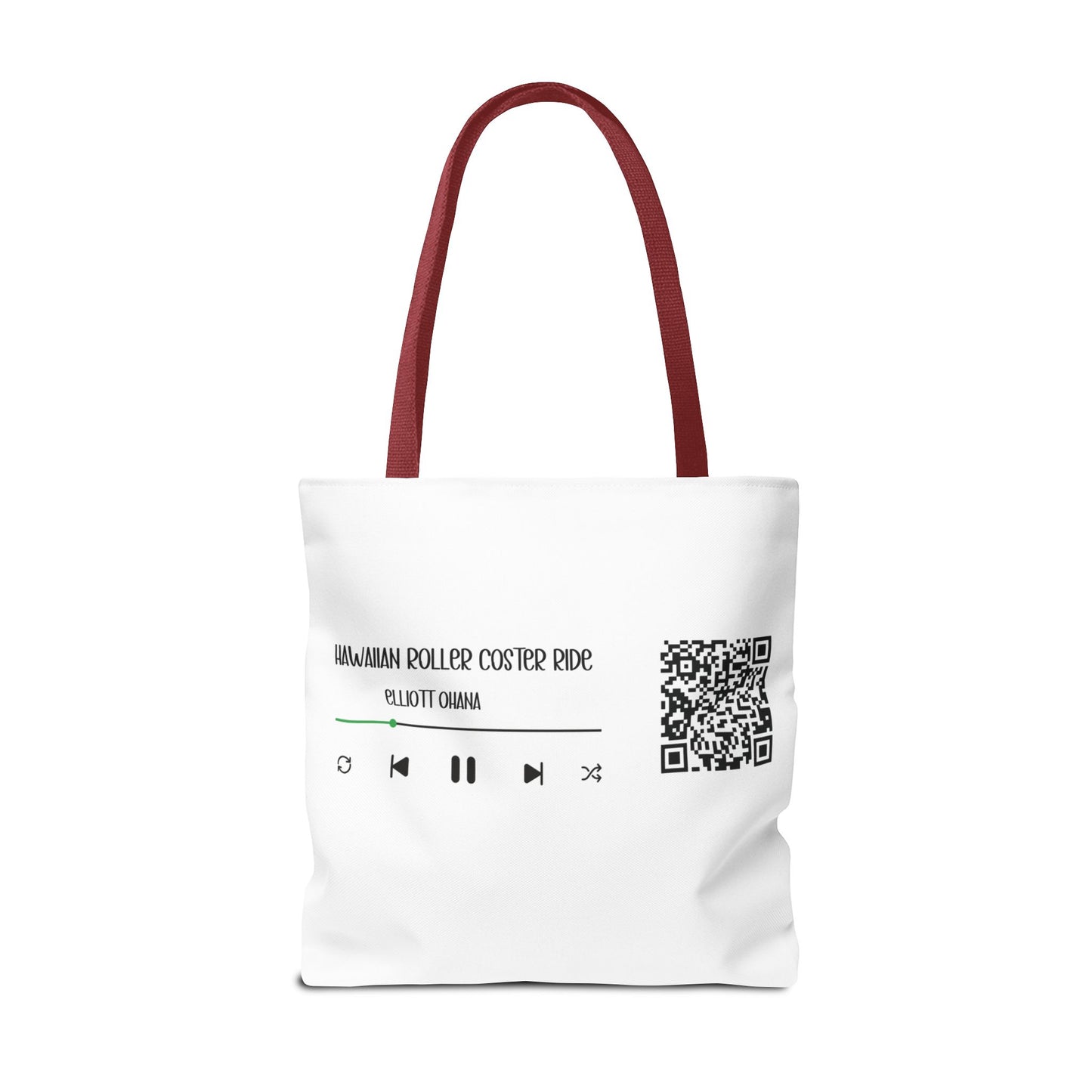 Your Style! Custom Photo, Song, and QR Code Canvas Tote Bag