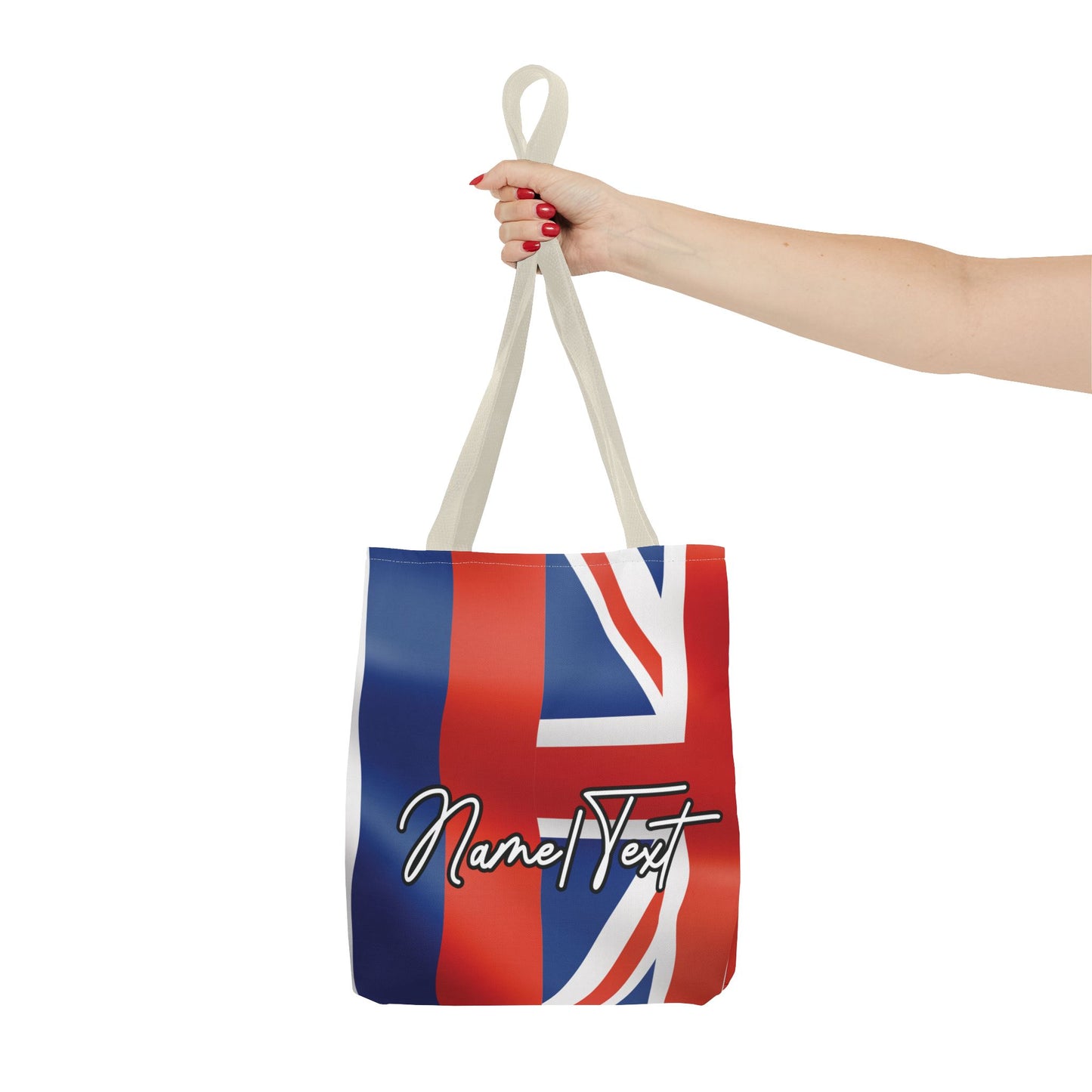 Hawaiian Islands Flag Canvas Tote Bag – Customize with Name or Text