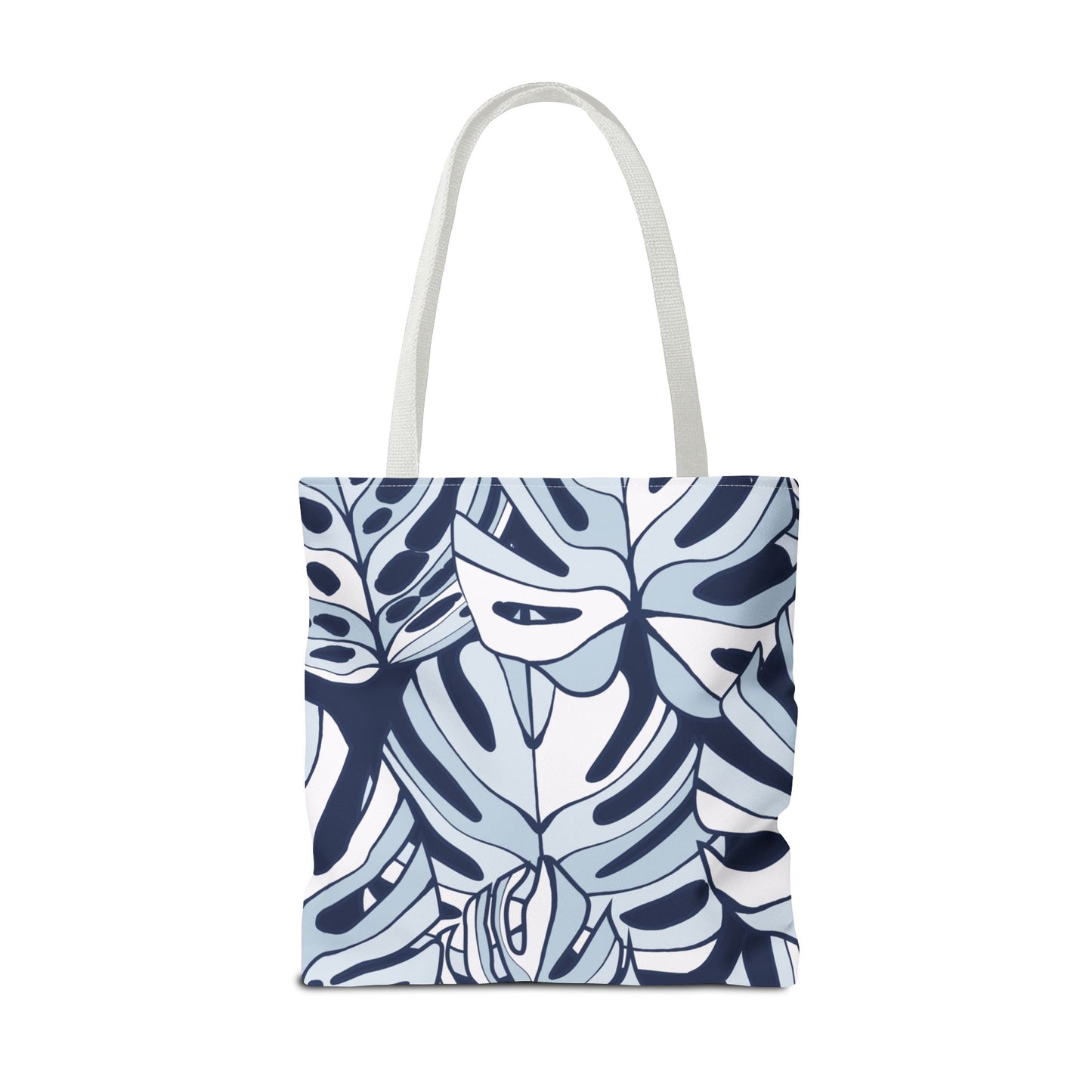 Customizable Monstera Leaf Canvas Tote Bag
