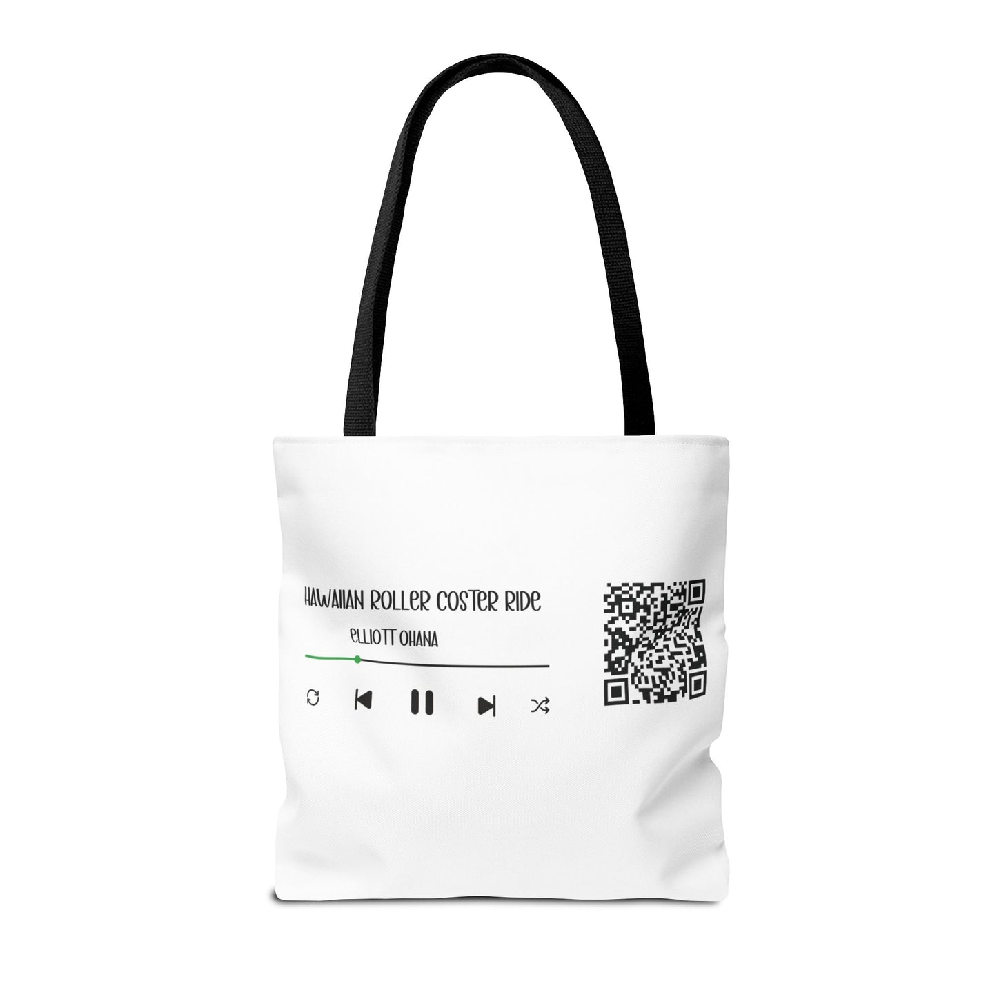 Your Style! Custom Photo, Song, and QR Code Canvas Tote Bag