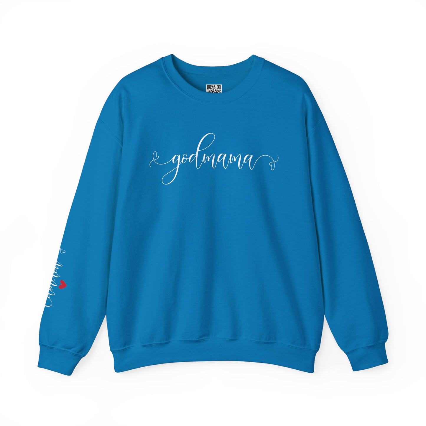 Personalized "Godmama"d Crewneck Sweatshirt