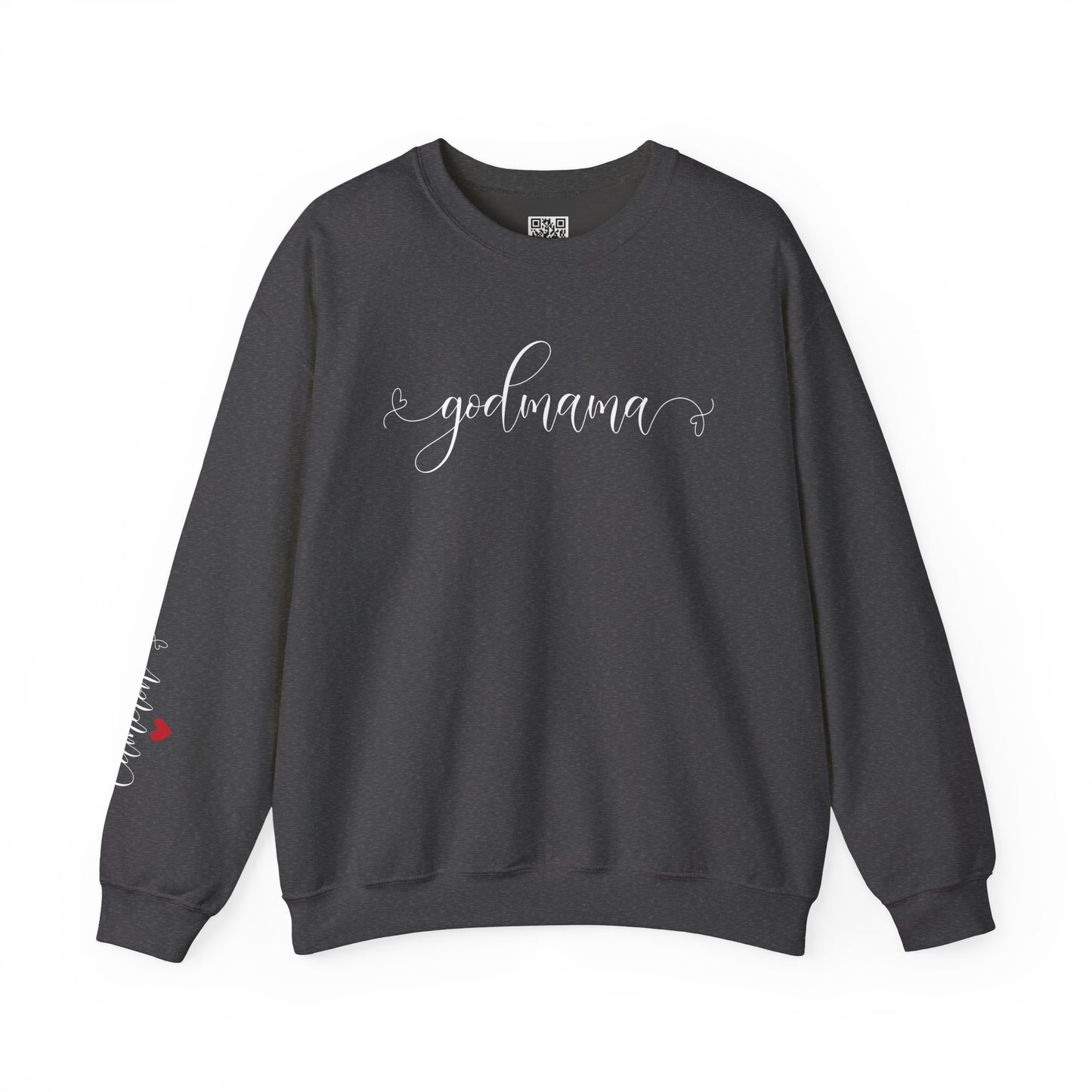 Personalized "Godmama"d Crewneck Sweatshirt