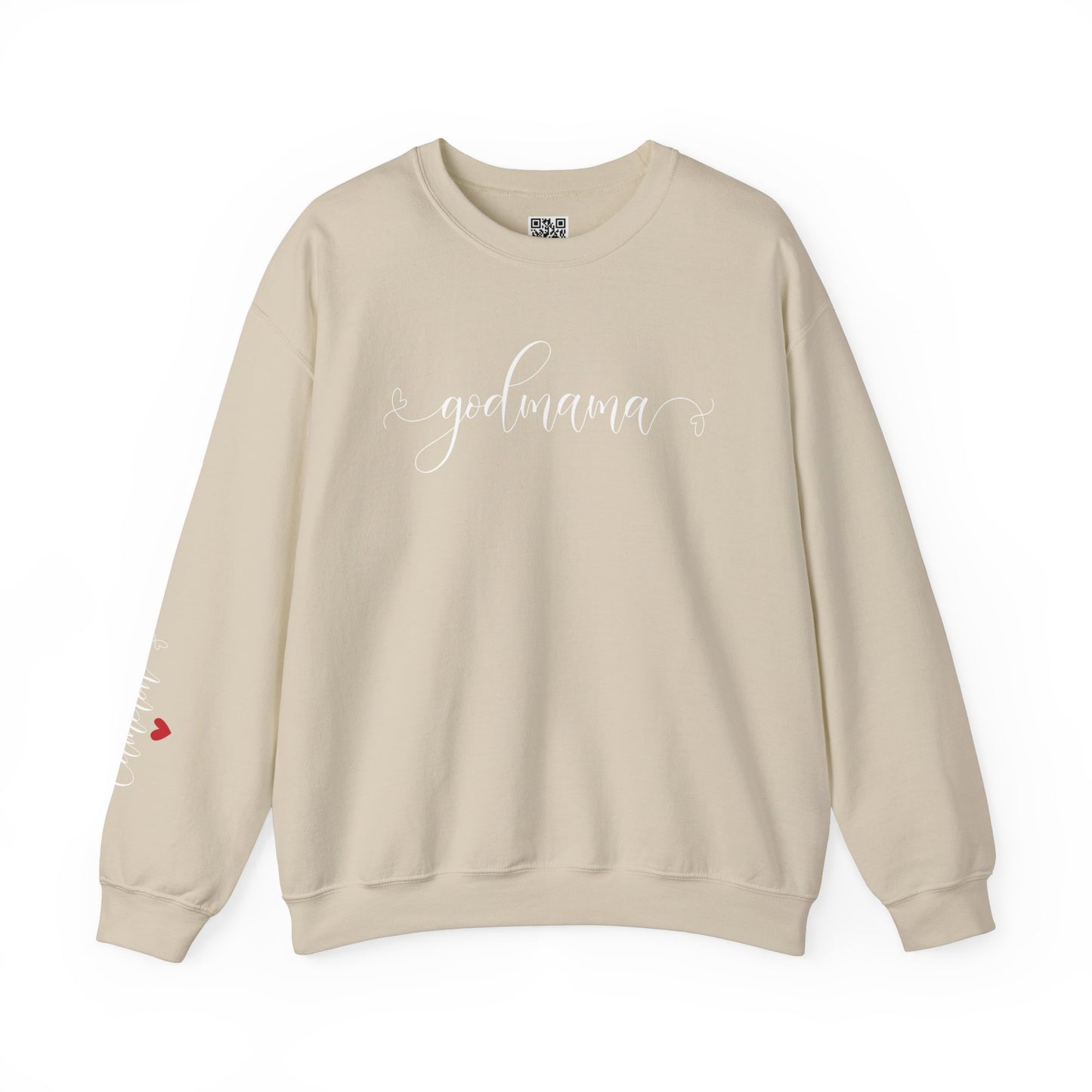 Personalized "Godmama"d Crewneck Sweatshirt
