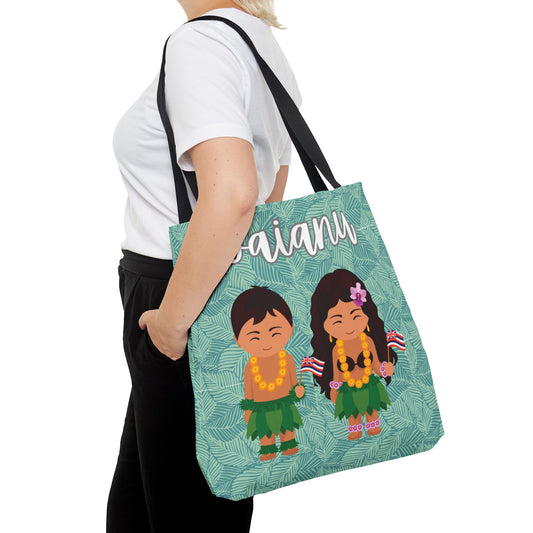 Hawaiian Hula Spirit Personalized Canvas Tote Bag