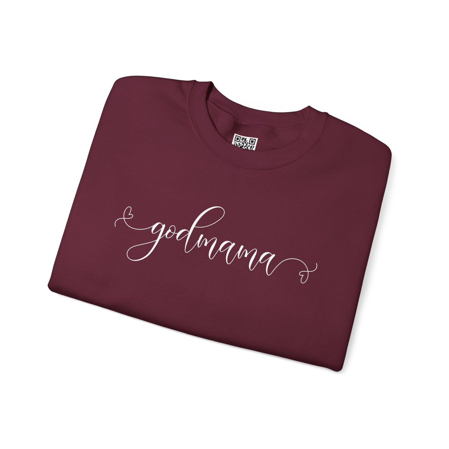 Personalized "Godmama"d Crewneck Sweatshirt