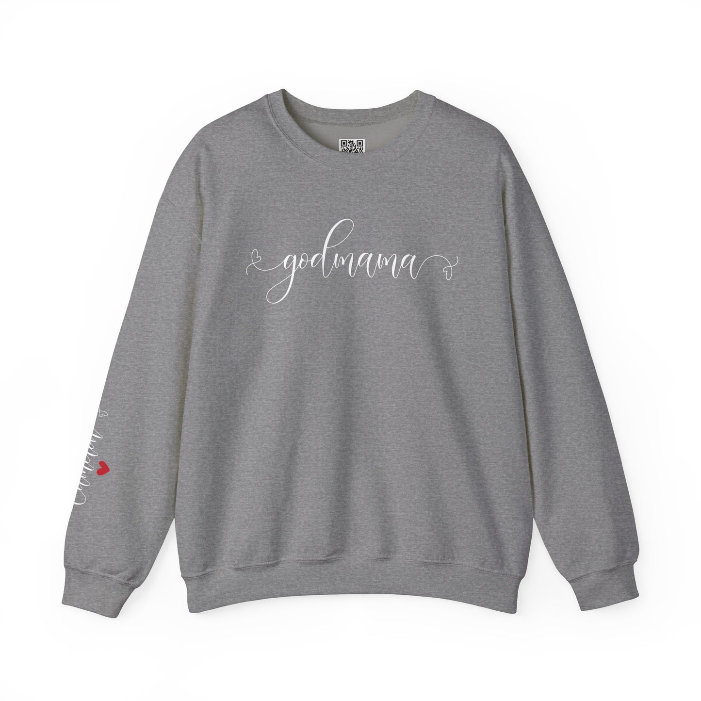 Personalized "Godmama"d Crewneck Sweatshirt