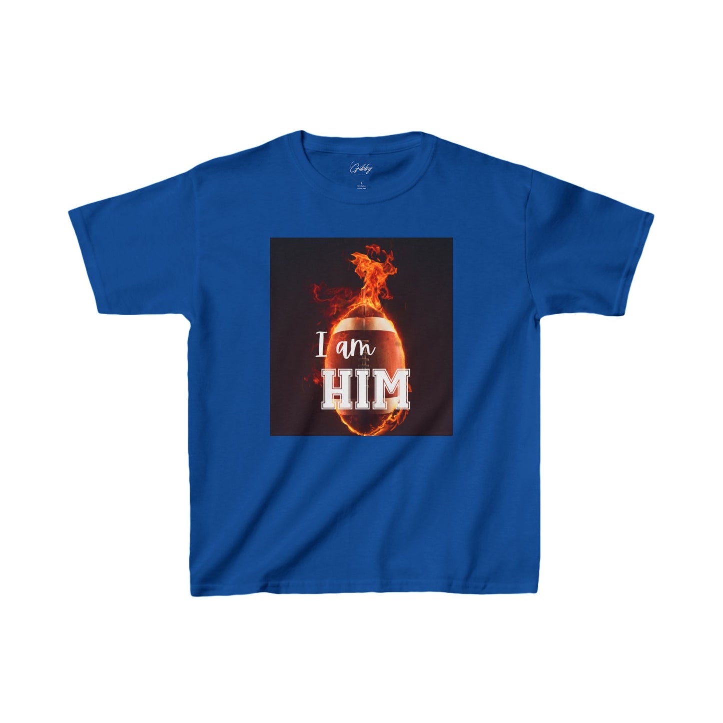 Kids Football "I'm Him" Tee! Custom name/number on back