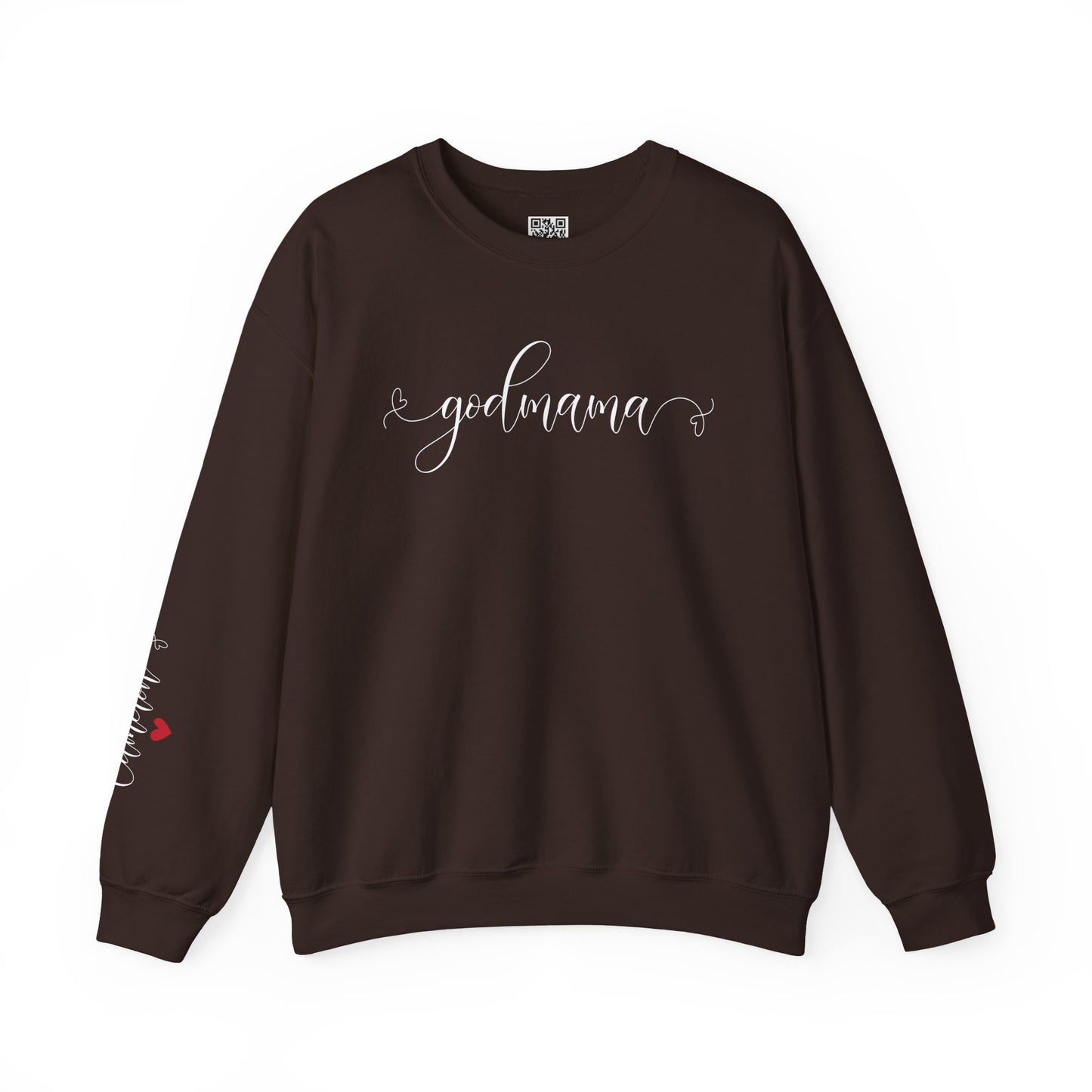 Personalized "Godmama"d Crewneck Sweatshirt