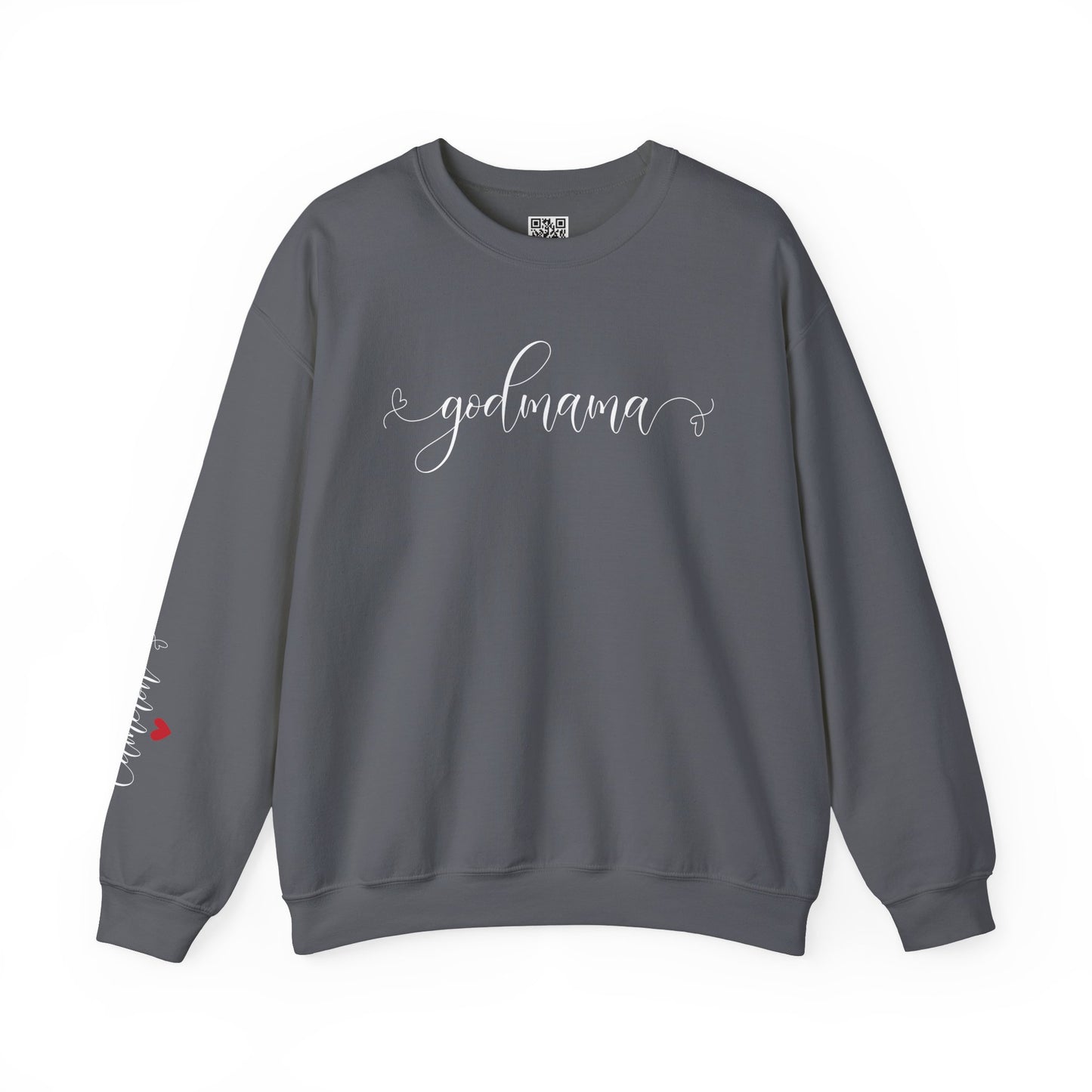 Personalized "Godmama"d Crewneck Sweatshirt