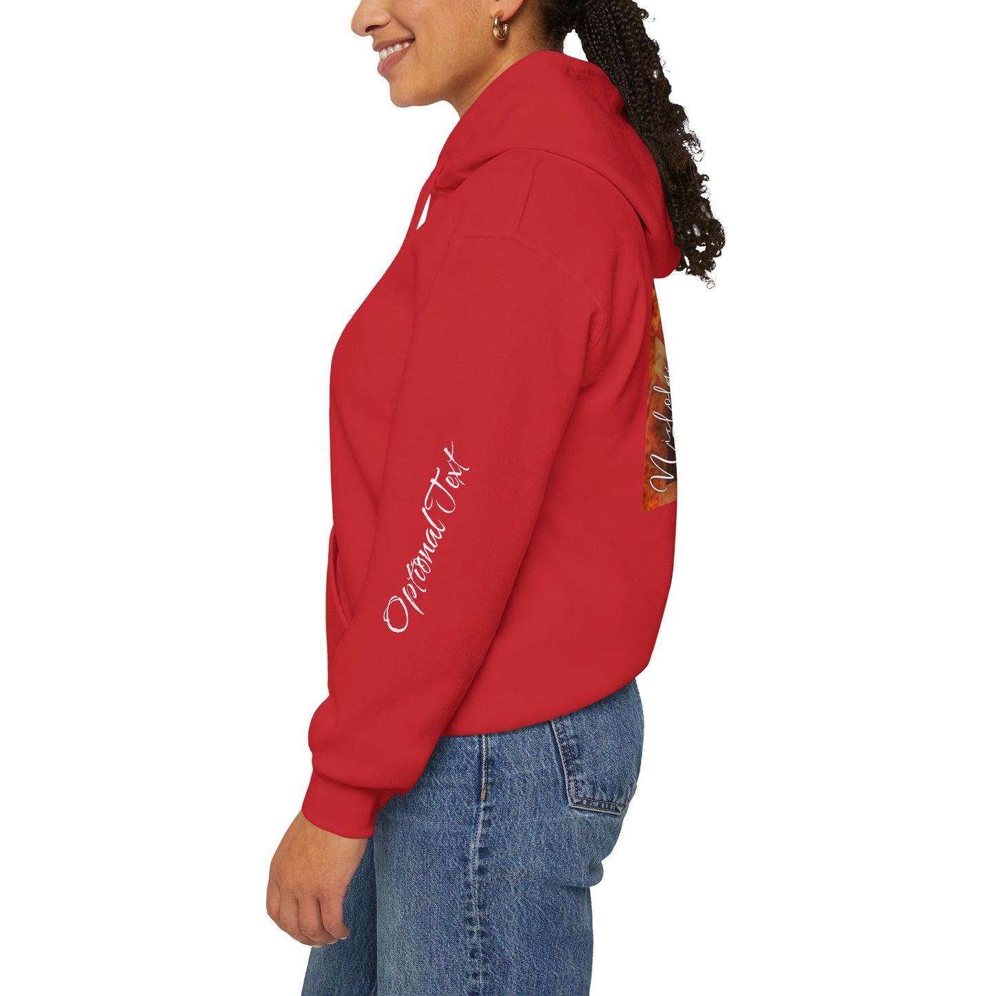 Adult Picture Hoodie! Personalize Front, Back and Sleeve