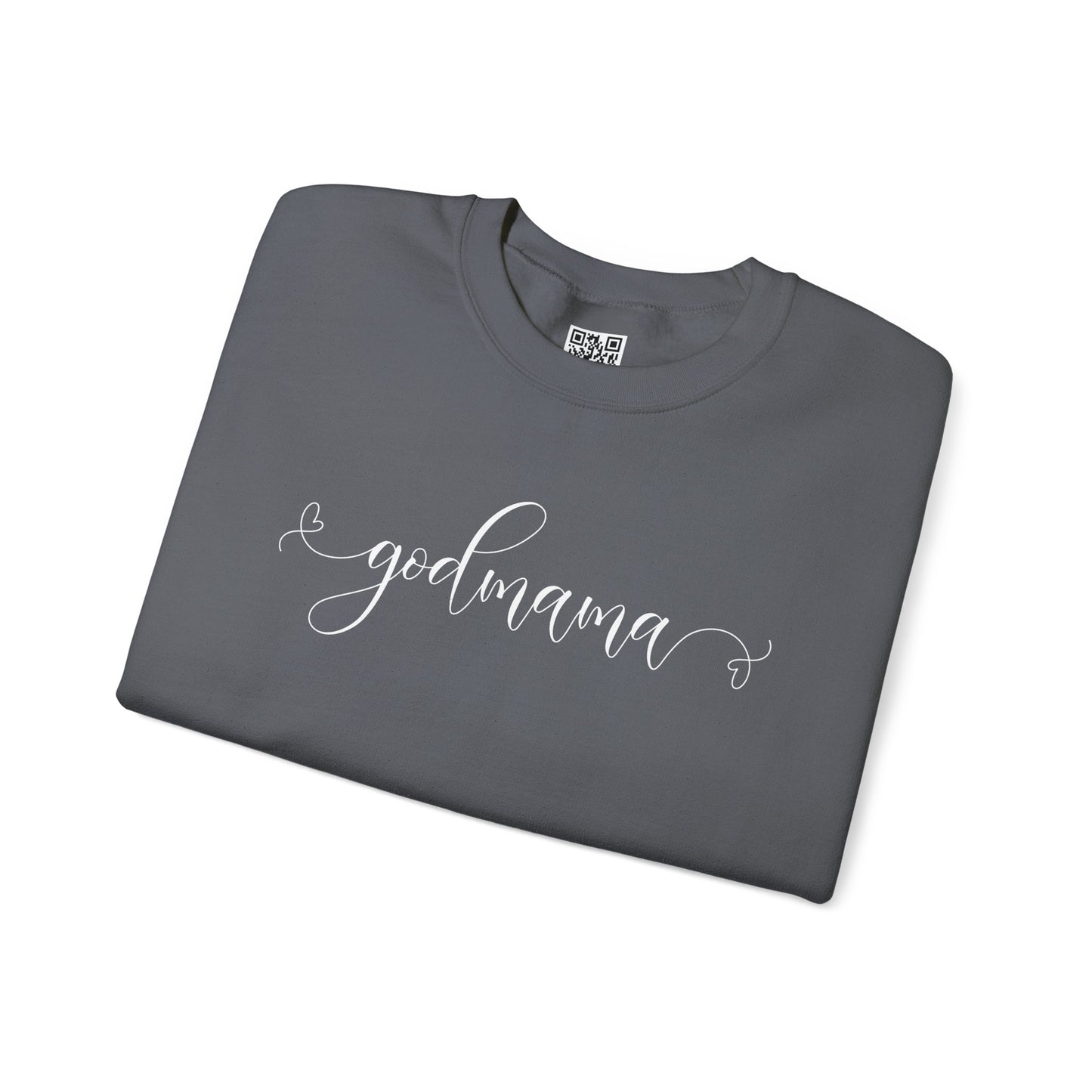 Personalized "Godmama"d Crewneck Sweatshirt