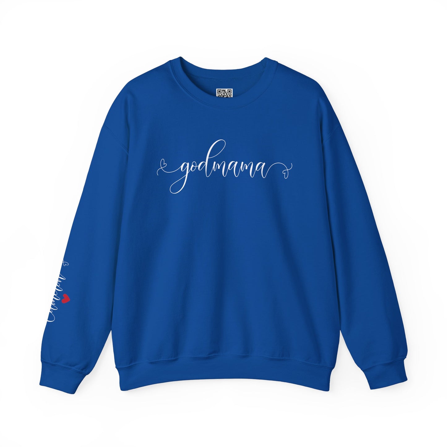 Personalized "Godmama"d Crewneck Sweatshirt