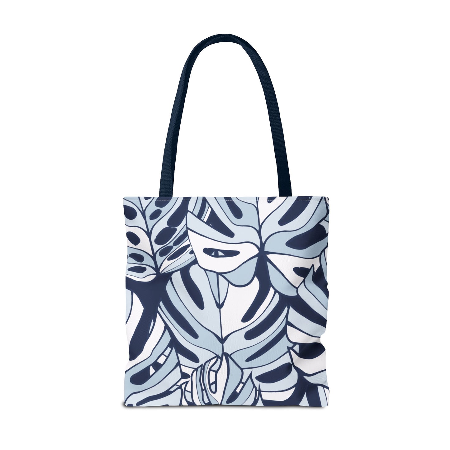 Customizable Monstera Leaf Canvas Tote Bag