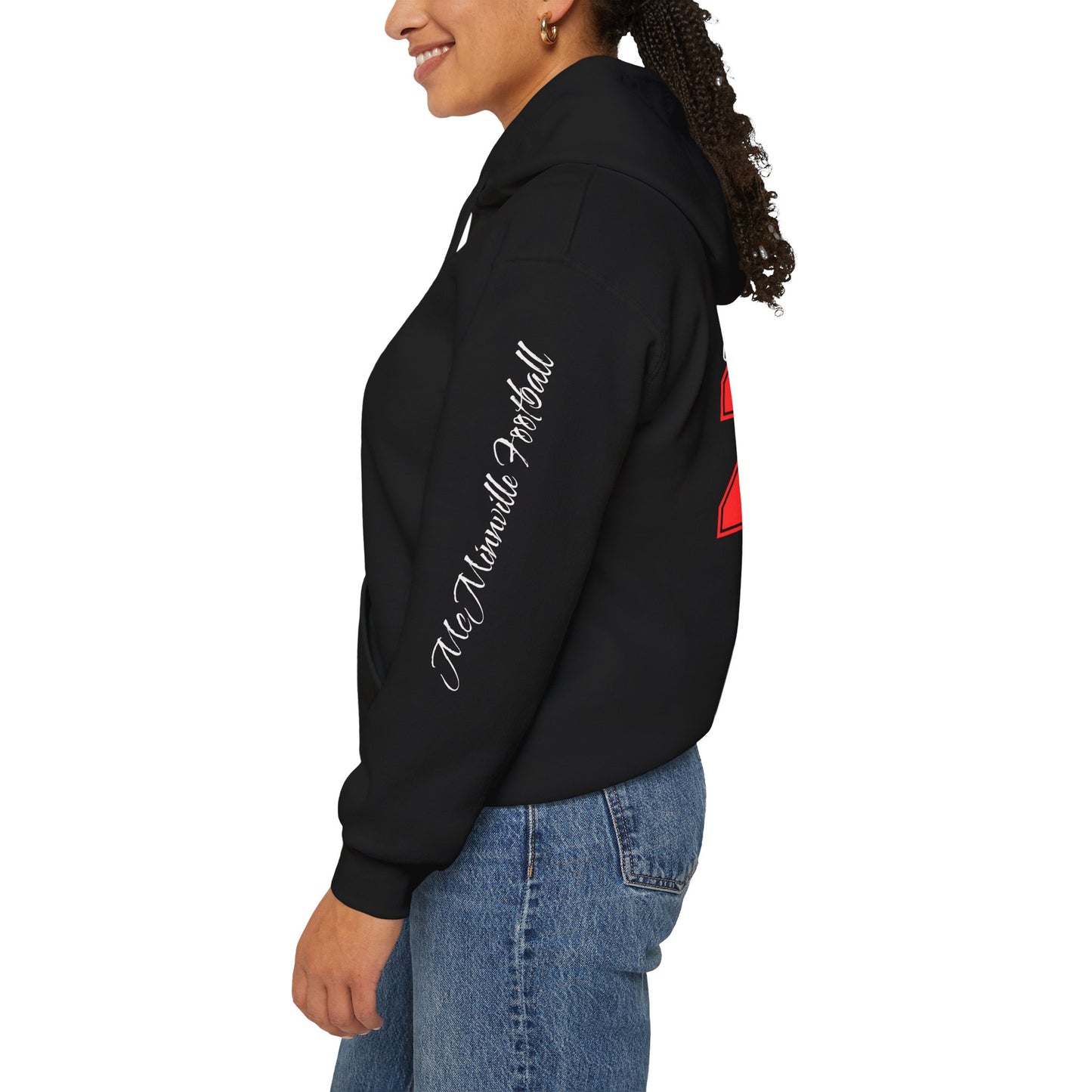 Football Mom Hoodie! Personalize Back & Sleeves!