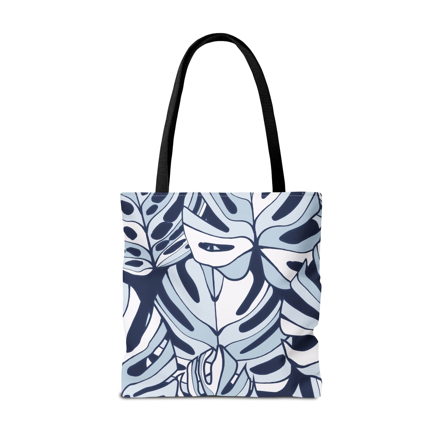 Customizable Monstera Leaf Canvas Tote Bag