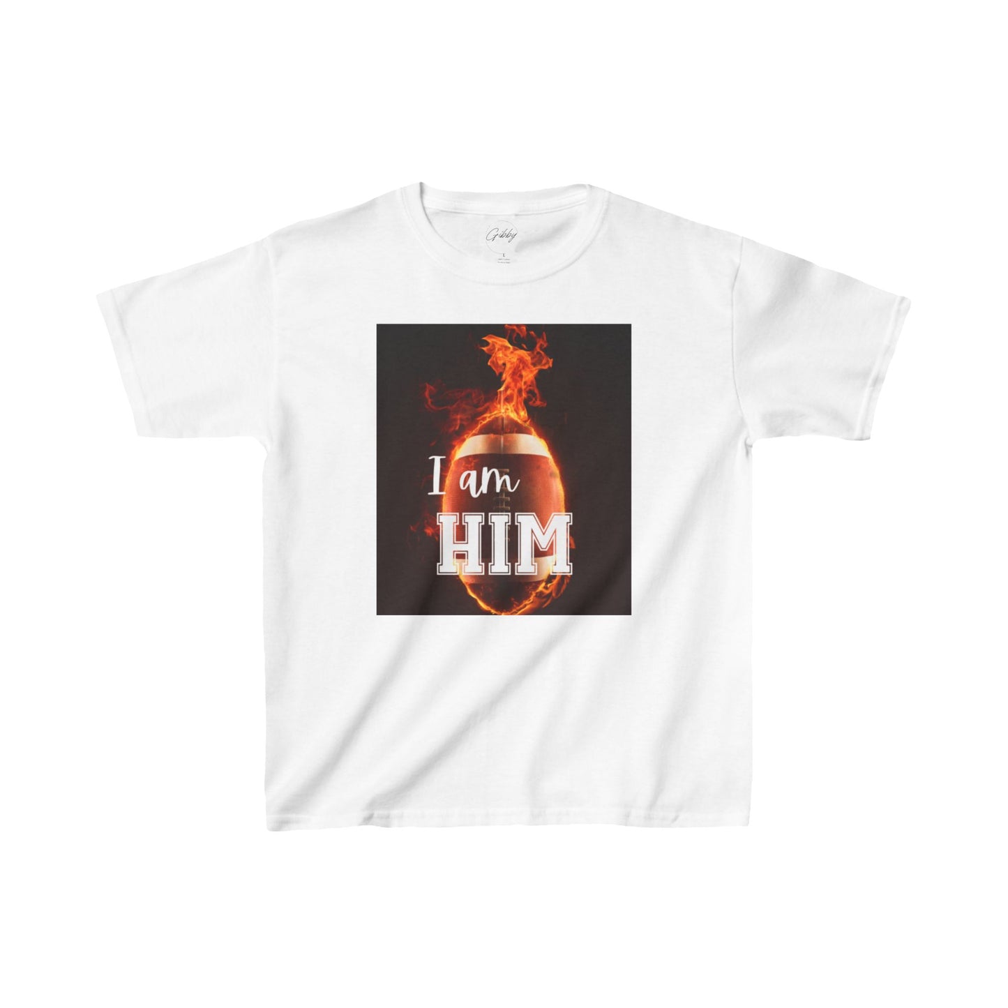 Kids Football "I'm Him" Tee! Custom name/number on back