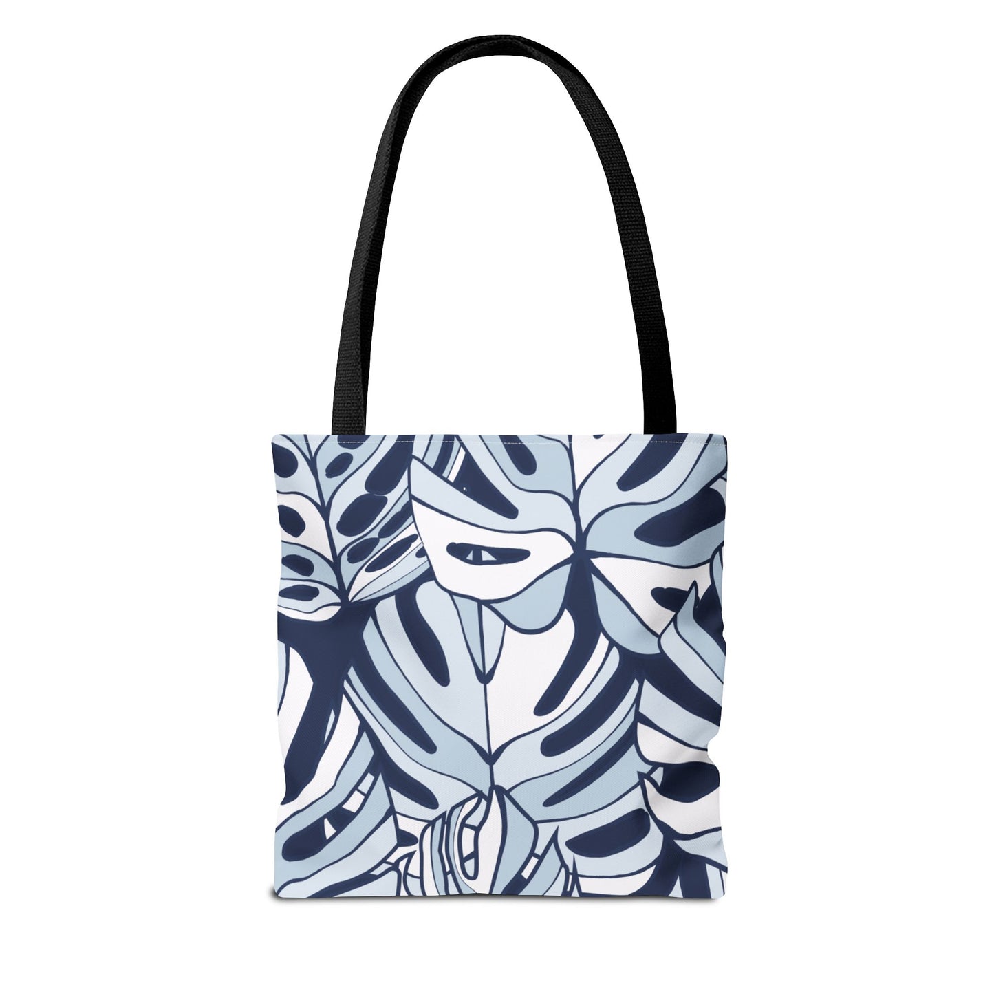 Customizable Monstera Leaf Canvas Tote Bag