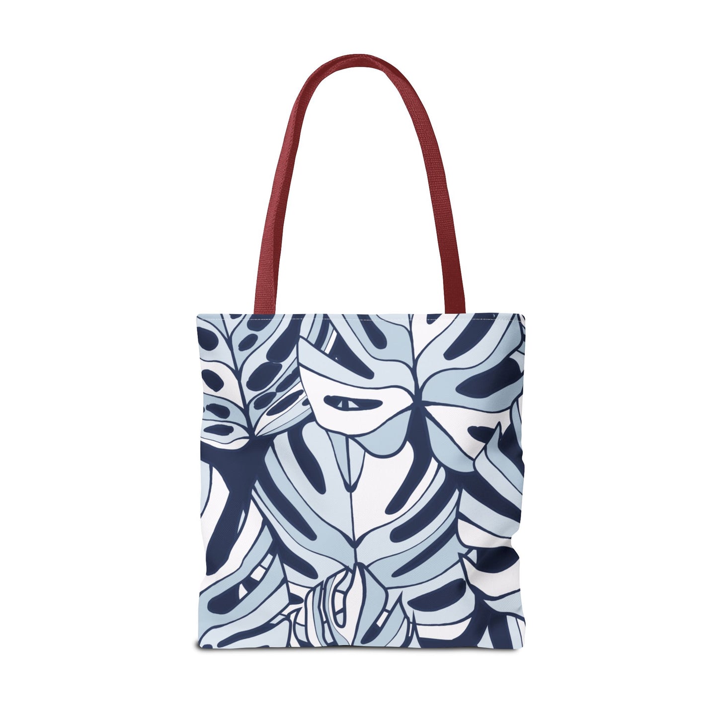 Customizable Monstera Leaf Canvas Tote Bag