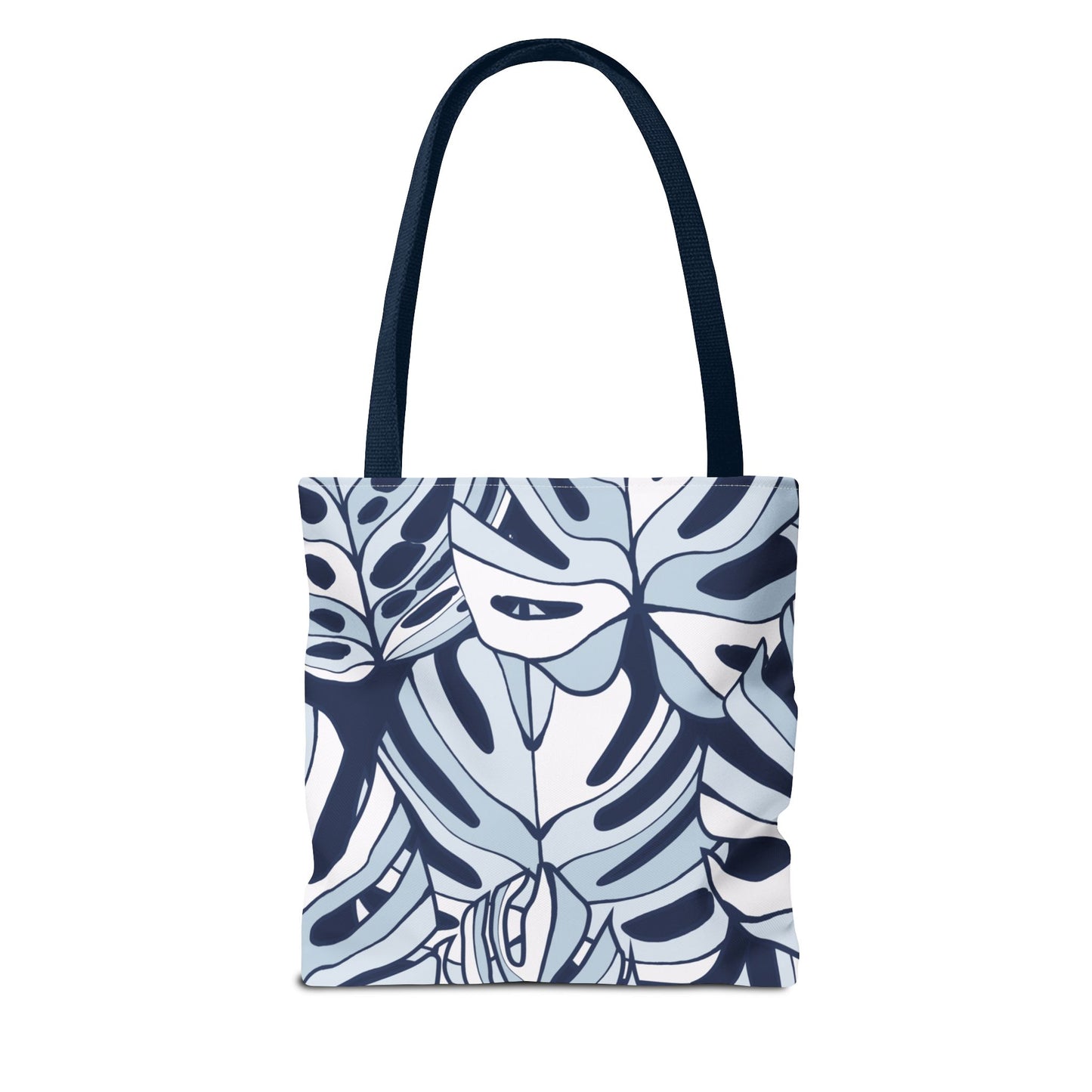 Customizable Monstera Leaf Canvas Tote Bag