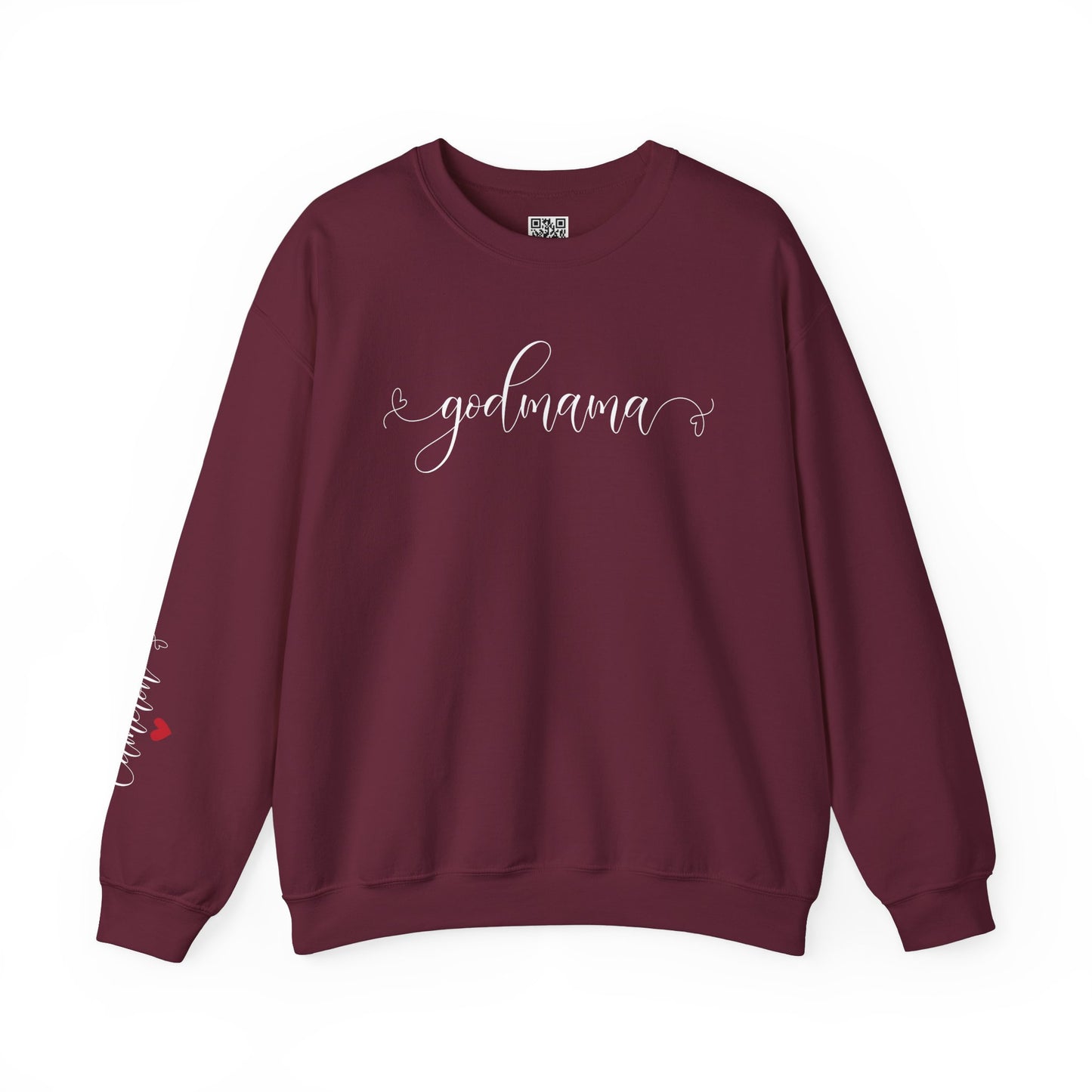 Personalized "Godmama"d Crewneck Sweatshirt